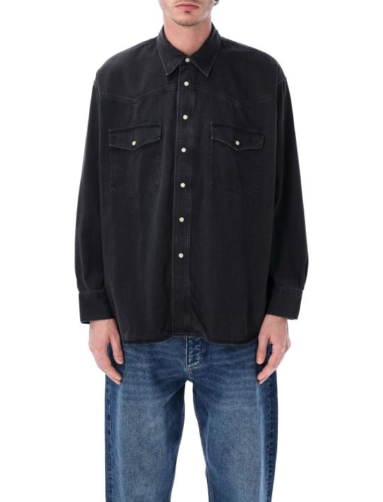 26SS 스튜디오 니콜슨 긴팔 셔츠 SNM1467 WB WASH BLACK