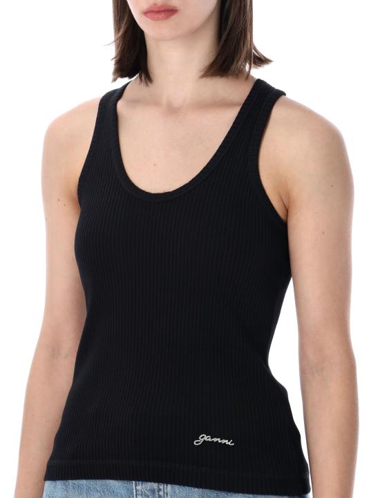 26SS 가니 탑 A1050166 099 Nero - GANNI