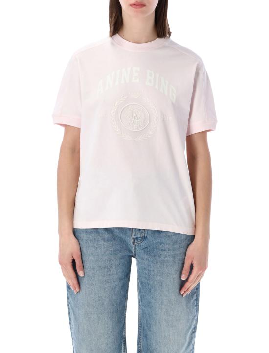 26SS 애니빙 반팔 티셔츠 A0812505 PKI1 Rosa