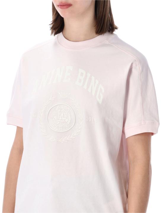 26SS 애니빙 반팔 티셔츠 A0812505 PKI1 Rosa - ANINE BING