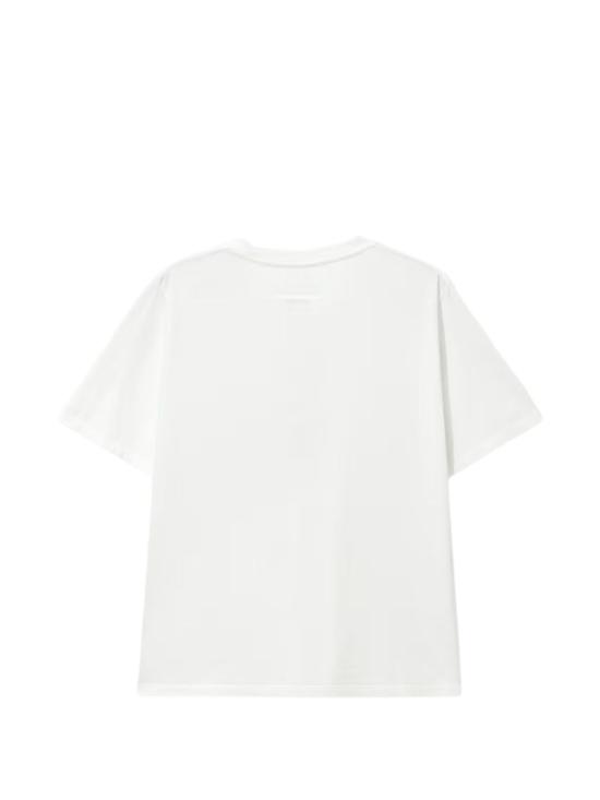 26SS MM6 메종마르지엘라 반팔 티셔츠 SH2GC0038M20048 101 OFFWHITE - MM6 MAISON MARGIELA