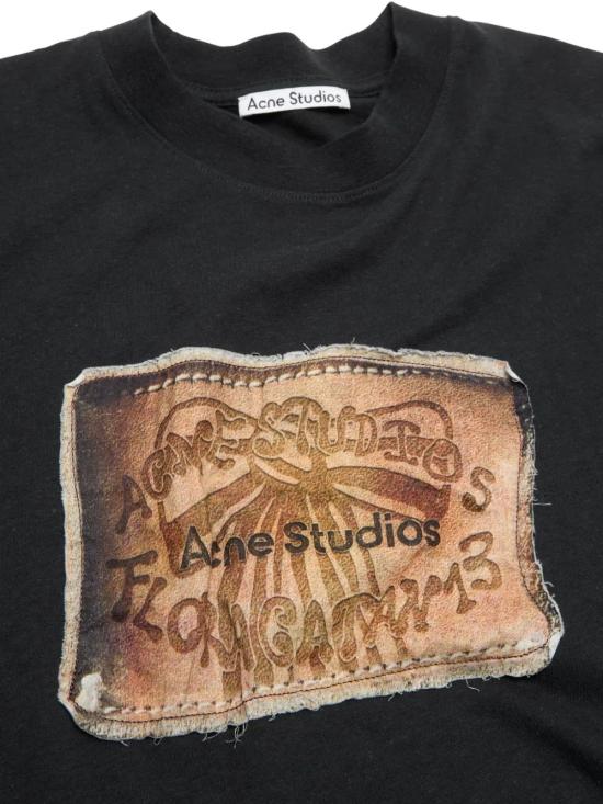 26SS 아크네 스튜디오 반팔 티셔츠 CL0391TSHI000162 BM0 FADEDBLACK - ACNE STUDIOS