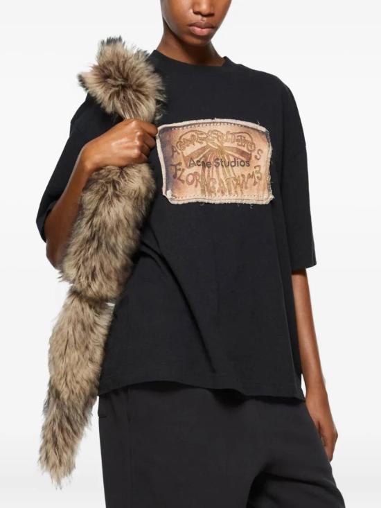 26SS 아크네 스튜디오 반팔 티셔츠 CL0391TSHI000162 BM0 FADEDBLACK - ACNE STUDIOS