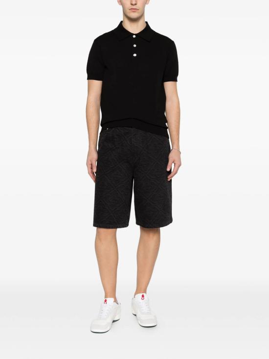 26SS 카사블랑카 반팔 티셔츠 MSS26KW129501 BLACK - CASABLANCA