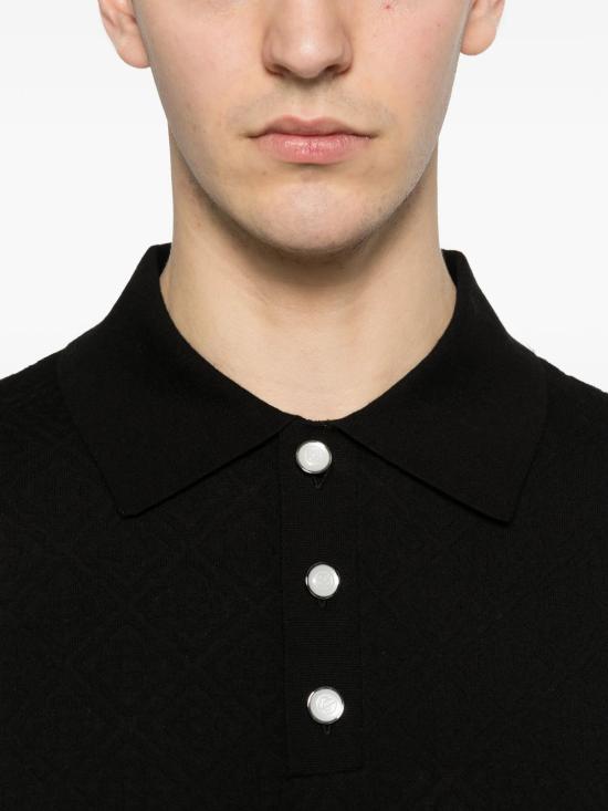 26SS 카사블랑카 반팔 티셔츠 MSS26KW129501 BLACK - CASABLANCA