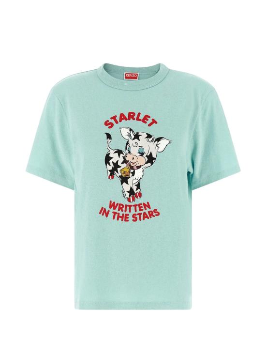 26SS 겐조 반팔 티셔츠 FG55TS1014SK 60 AQUA