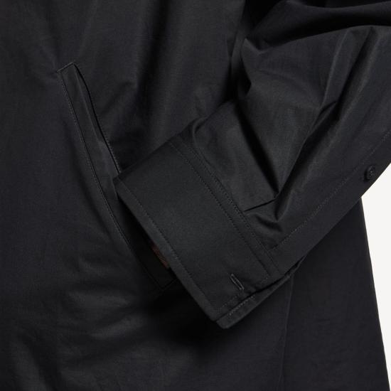 26SS 발렌시아가 후디드 오버사이즈 셔츠 857815TRM28 1000 BLACK - BALENCIAGA