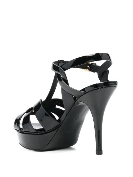 26SS 생로랑 트리뷰트 플랫폼 샌들 315490AAAOW 1000 BLACK - SAINT LAURENT