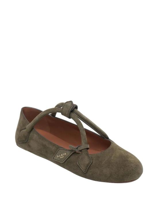 25FW 알라이아 플랫 슈즈 AA3A1011C0C05 809 TOURTERELLE - ALAIA