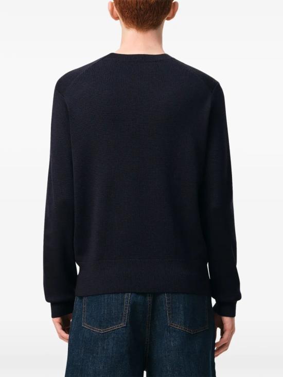 26FW 아미 ADC 크루넥 스웨터 HKS826001 414 NAVYRED 414 NAVY RED - AMI