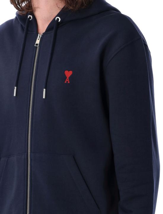 26SS 아미 후드 티셔츠 BFUSW435730 430 NIGHT BLUE - AMI