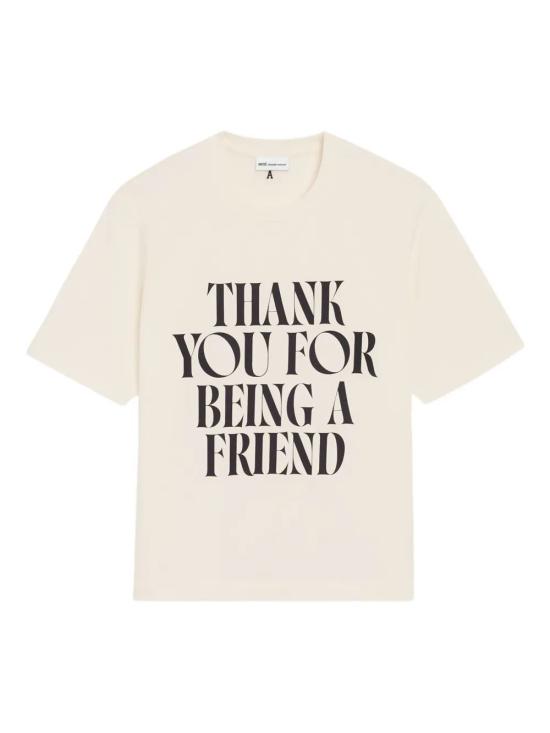 26SS 아미 반팔 티셔츠 UTS384726 136 WHITE CREAM