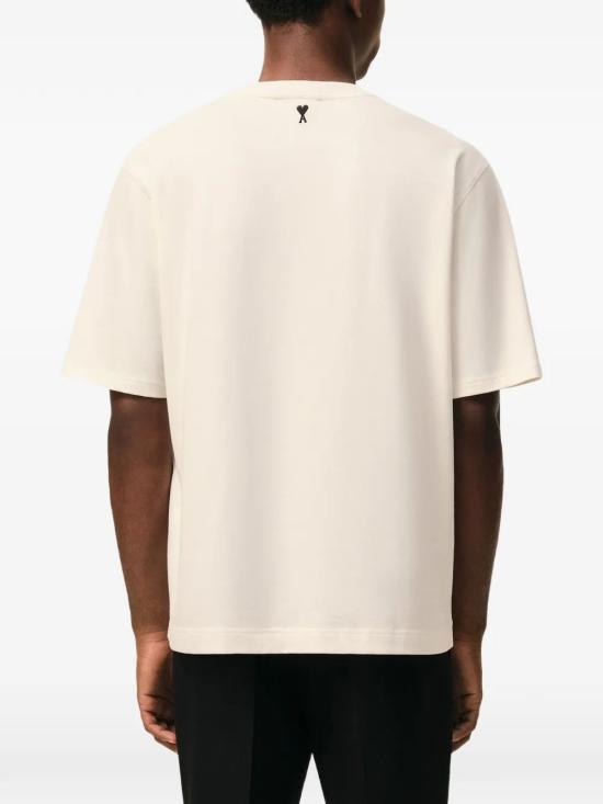 26SS 아미 반팔 티셔츠 UTS384726 136 WHITE CREAM - AMI