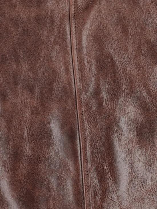 26SS 생로랑 미디 스커트 865021YCVD2 2820 MARRON FONCE - SAINT LAURENT