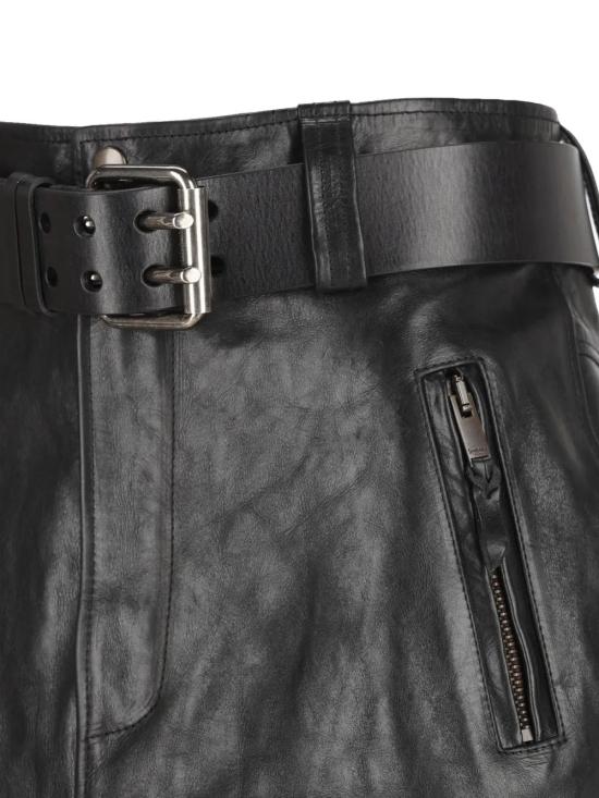 26SS 생로랑 미디 스커트 865021YCVD2 1000 BLACK - SAINT LAURENT