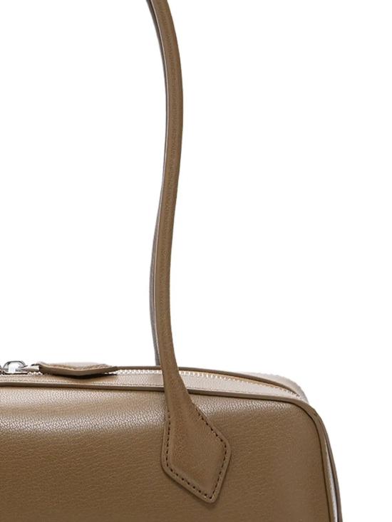 26SS 알라이아 르 테켈 미디움 레더 숄더백 AA1S06033CA212 A47 VERT KAKI - ALAIA