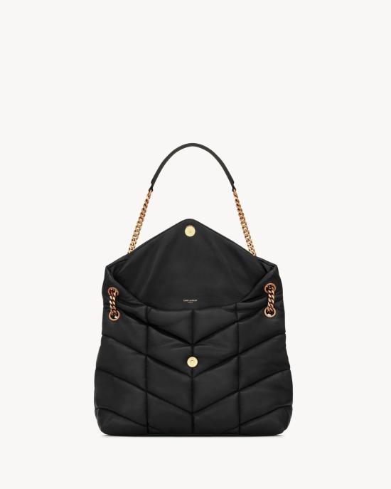 26FW 생로랑 루루 푸퍼 미디움 숄더백 5774751EL07 1000 NERO - SAINT LAURENT
