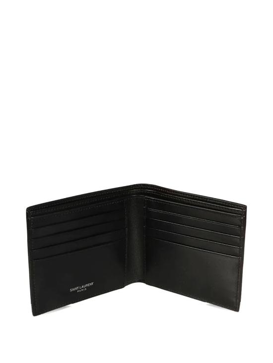 26SS 생로랑 모노그램 반지갑 4532760SX0E 1000 NERO - SAINT LAURENT