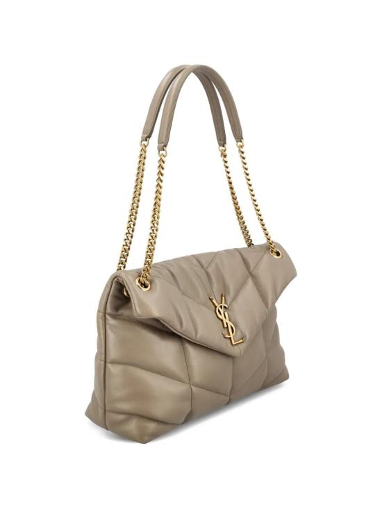 26FW 생로랑 루루 푸퍼 미디움 숄더백 5774751EL07 1799 PLAZA TAUPE - SAINT LAURENT