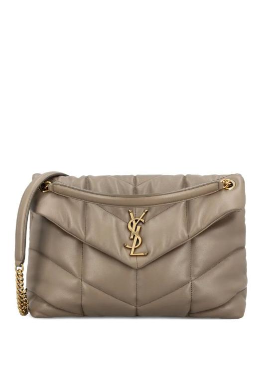 26FW 생로랑 루루 푸퍼 미디움 숄더백 5774751EL07 1799 PLAZA TAUPE