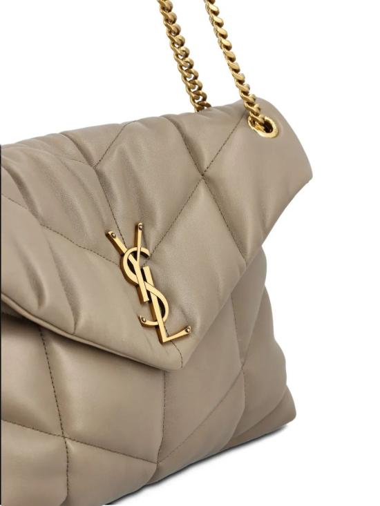 26FW 생로랑 루루 푸퍼 미디움 숄더백 5774751EL07 1799 PLAZA TAUPE - SAINT LAURENT
