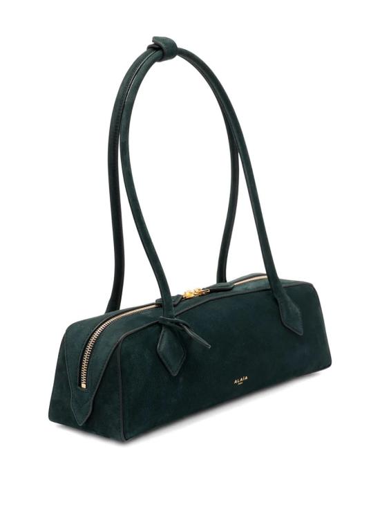 26SS 알라이아 르 테켈 미디움 레더 숄더백 AA1S06033CA214 662 VERT FORET - ALAIA