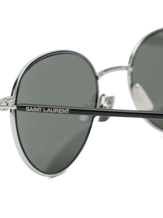 26SS 생로랑 선글라스 862857Y9973 8130 SILVER BLACK GREY - SAINT LAURENT