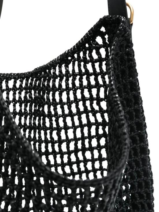 26SS 생로랑 옥살리스  라피아 마크라메 백 781289GAAFE 1000 BLACK - SAINT LAURENT