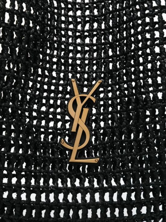 26SS 생로랑 옥살리스  라피아 마크라메 백 781289GAAFE 1000 BLACK - SAINT LAURENT
