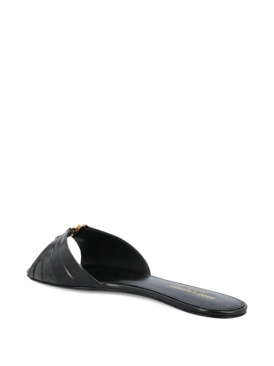 26SS 생로랑 뮬/슬리퍼 869658AAEHF 1000 BLACK - SAINT LAURENT