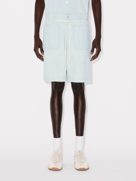 26SS 겐조 스트레이트 팬츠 FG55DS3416F4 DY BLUE - KENZO