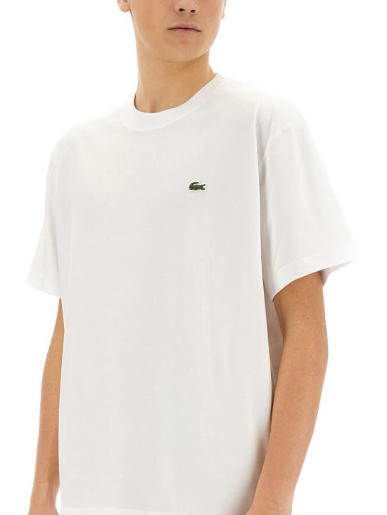 26SS 라코스테 반팔 티셔츠 TH7318 001 WHITE - LACOSTE