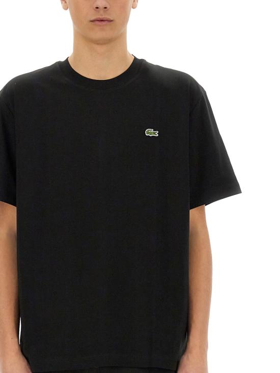 26SS 라코스테 반팔 티셔츠 TH7318 031 BLACK - LACOSTE