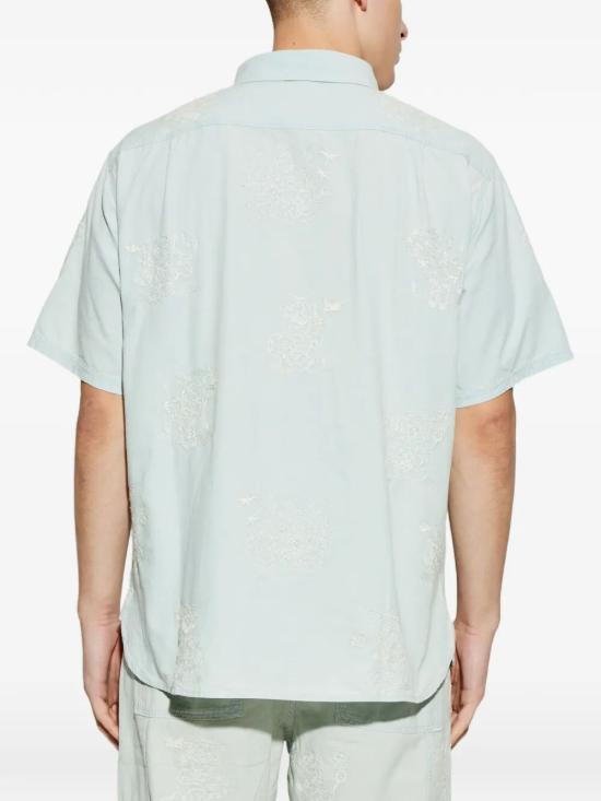 26SS 겐조 긴팔 셔츠 FG55DC1047F0 DY BLUE - KENZO