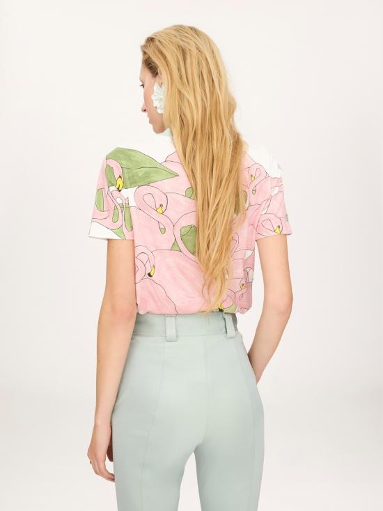 26SS 끌로에 반팔 티셔츠 CH26UJH08287 107 MULTICOLOUR - CHLOE