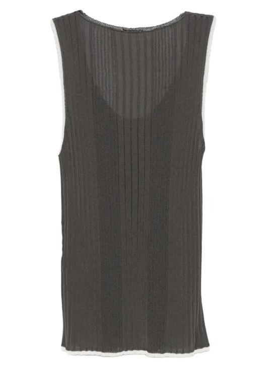 26SS 로베르토 콜리나 반팔 티셔츠 A28014 08 BROWN - ROBERTO COLLINA