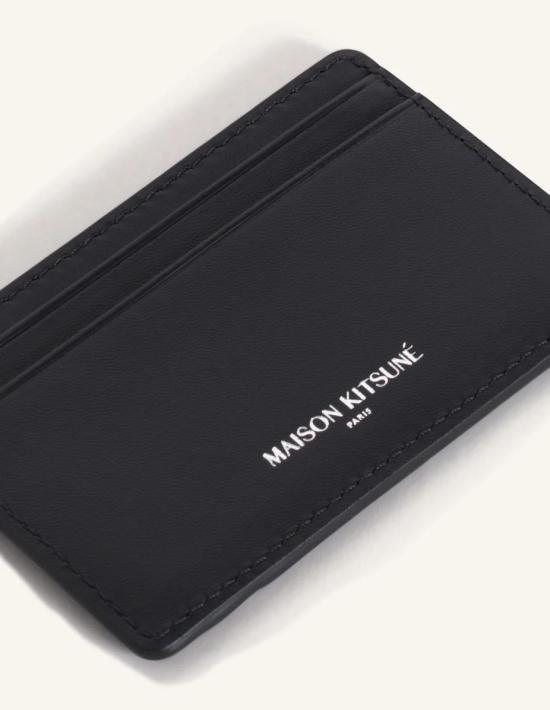 26SS 메종키츠네 카드지갑 QU05700LR0072 P199 BLACK - MAISON KITSUNE
