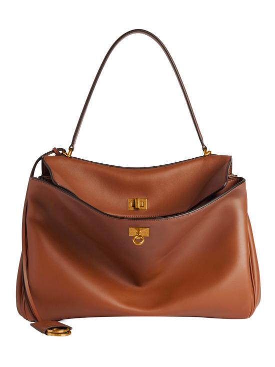 26SS 발렌시아가 로데오 미디움 핸드백 7897722AA4V 2237 BROWN