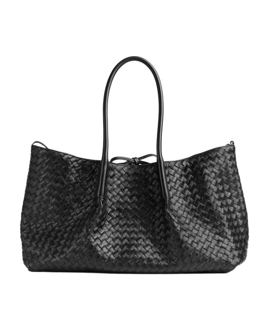 25SS 보테가베네타 라지 피나코테카 숄더백 817166V5AG1 1206 BLACK