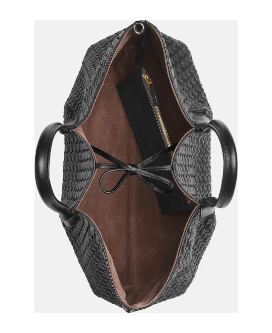 25SS 보테가베네타 라지 피나코테카 숄더백 817166V5AG1 1206 BLACK - BOTTEGA VENETA