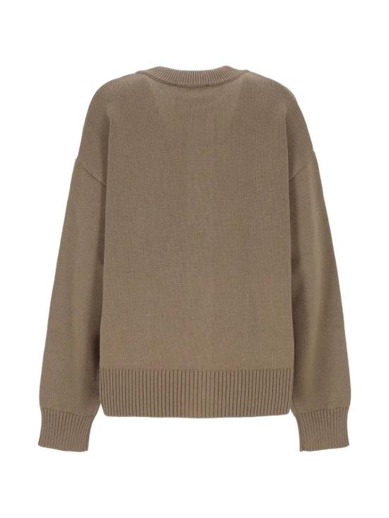 26SS 아미 ADC 울 크루넥 하트 가디건 UKC381KN0156 A117 BEIGE TAUPEECRU A117 BEIGE TAUPE ECRU - AMI