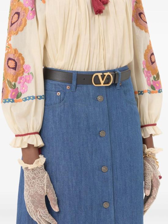 26SS 발렌티노 가라바니 레귤러 벨트 8W2T0SQ3IYRDVX NEROBUTTER - VALENTINO GARAVANI