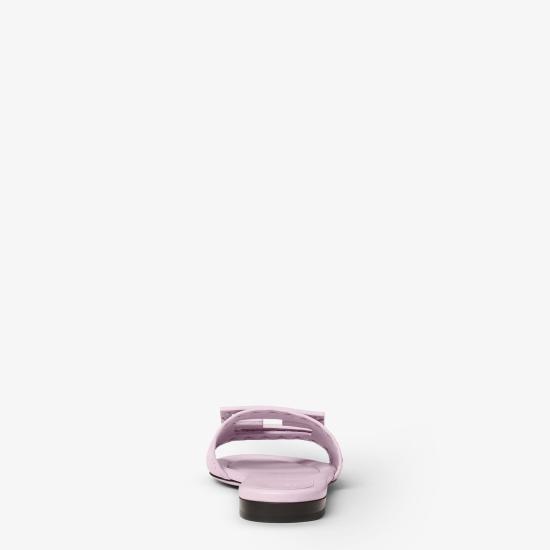 26SS 펜디 바게트 시에나 레더 슬라이드 8R8136AQY2 F0U6M ANEMONE - FENDI