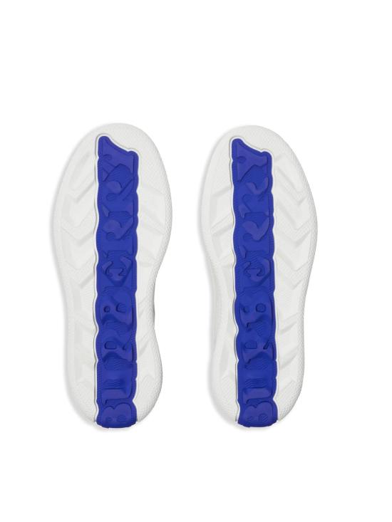 26SS 버버리 레더 체크 테라스 스니커즈 8108649 WHITESANDI - BURBERRY