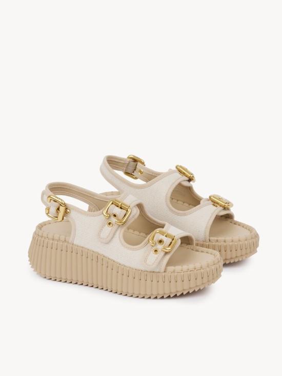 26SS 끌로에 샌들 CH26U17KWX 115 DUSTYWHITE - CHLOE