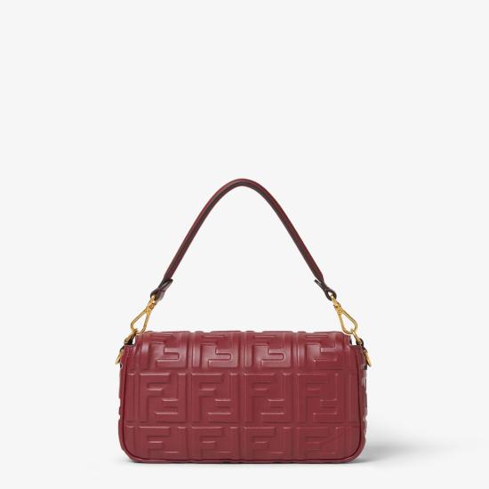 26SS 펜디 바게트백 8BR600AT57 F1CGF ROSSO SCUROOVIBR F1CGF ROSSO SCURO OVIBR - FENDI