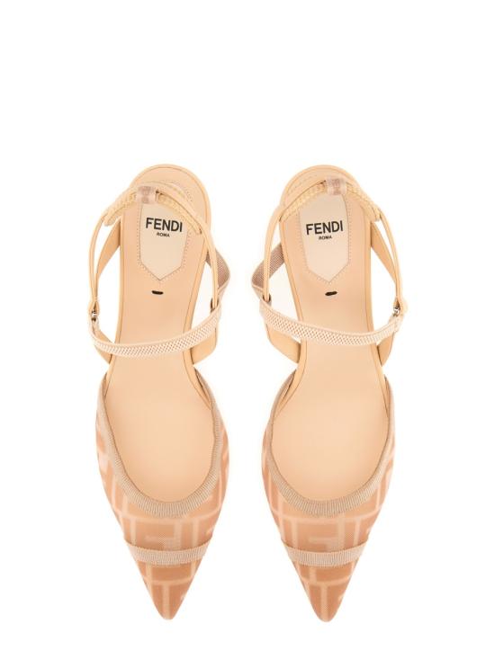 26SS 펜디 콜리브리 라이트 FF 메쉬 미디움 힐 슬링백 8J8589AQ6UF1R8N ROSEALMOND - FENDI
