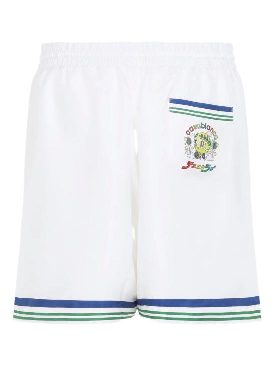 25FW 카사블랑카 숏팬츠 MAW25TR01201 TENNISMASC - CASABLANCA