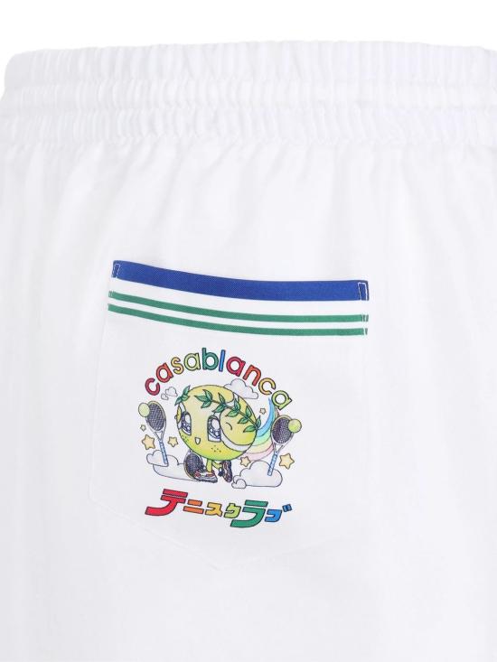 25FW 카사블랑카 숏팬츠 MAW25TR01201 TENNISMASC - CASABLANCA