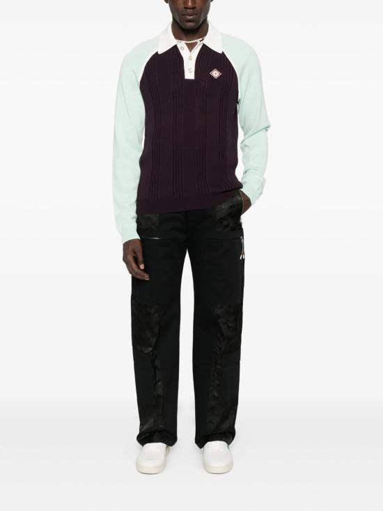 25FW 카사블랑카 반팔 티셔츠 MAW25KW113101 AUBERGINE - CASABLANCA